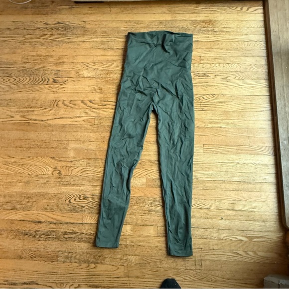 BLANQI everyday maternity leggings women’s large olive green - Picture 5 of 8